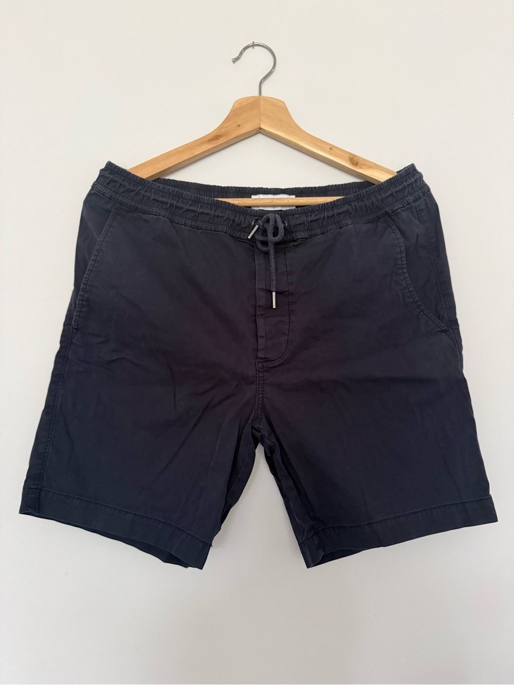 Everlane Men's Navy Drawstring Hybrid Shorts
